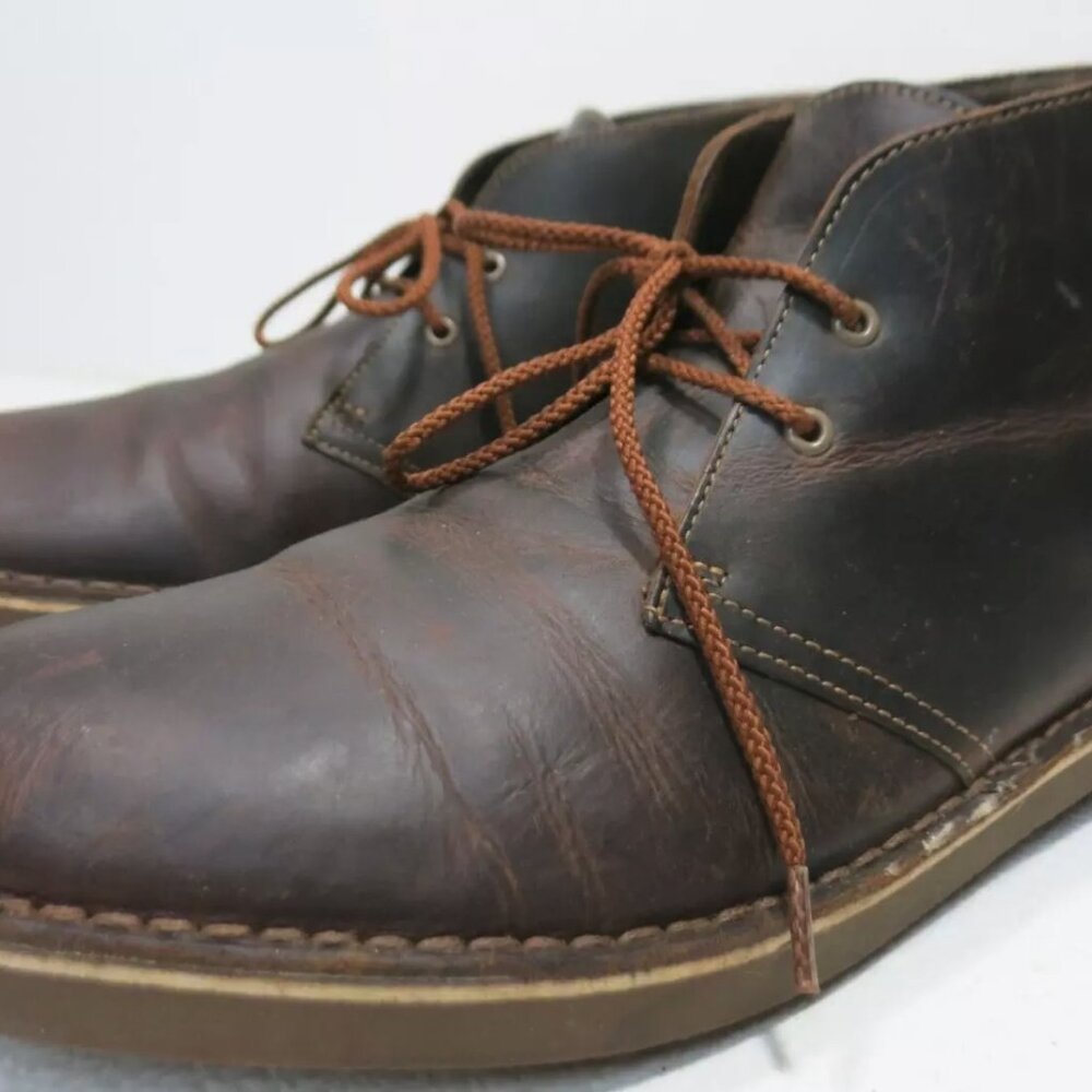 Clarks Collection Leather Chukka Boots Casual Dress Shoes Men's Footwear Sz 9